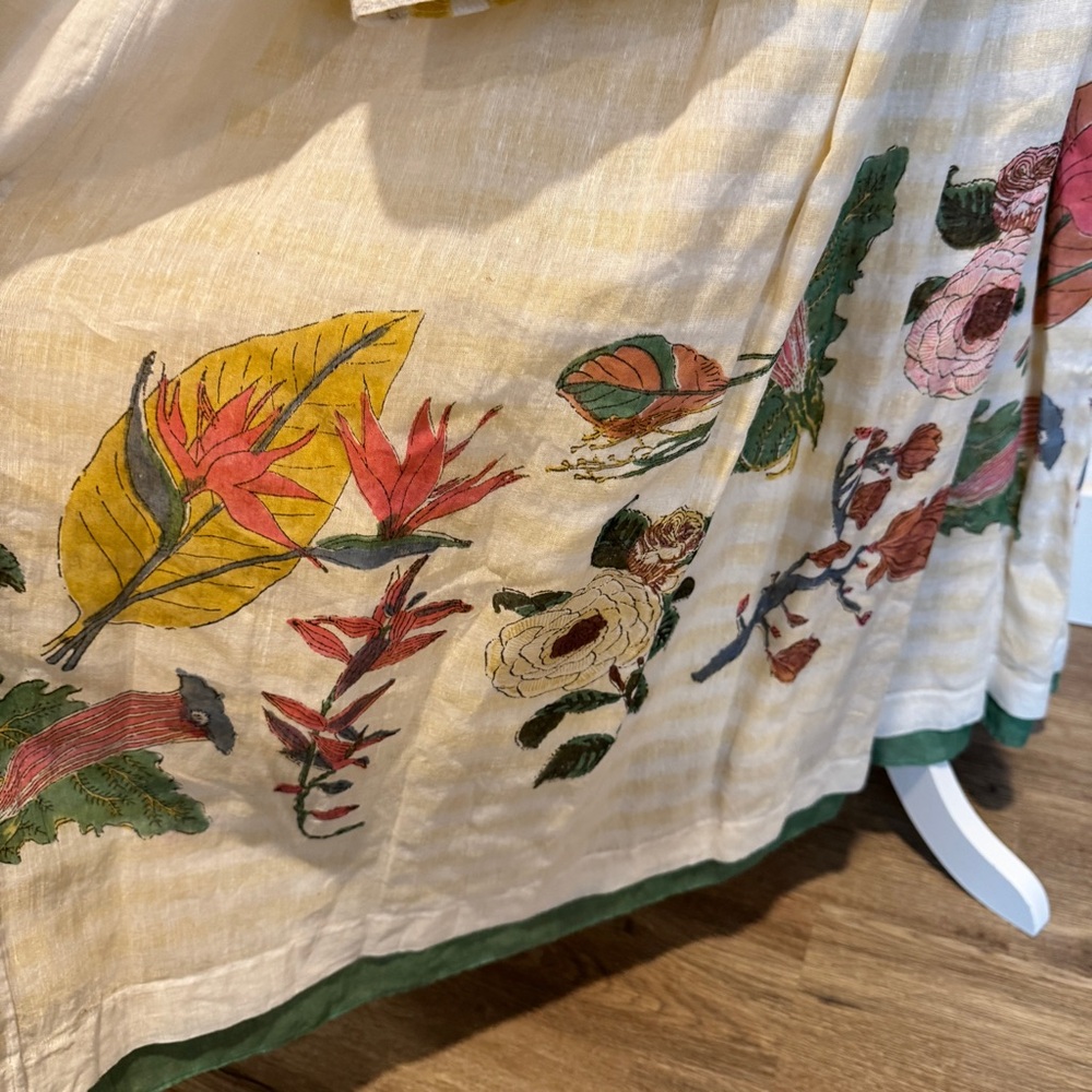 INJIRI MEDIUM cotton floral long top - Picture 7 of 11